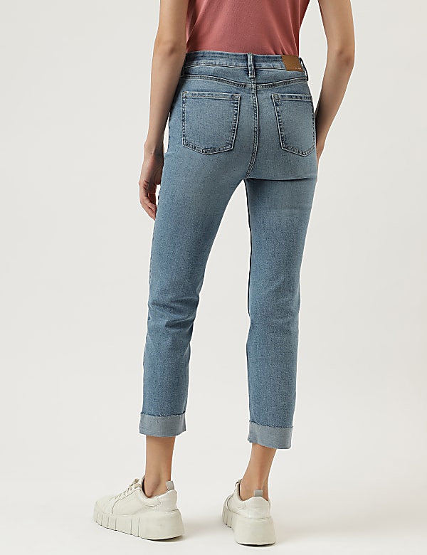 Cigarette Fit Casual Jeans