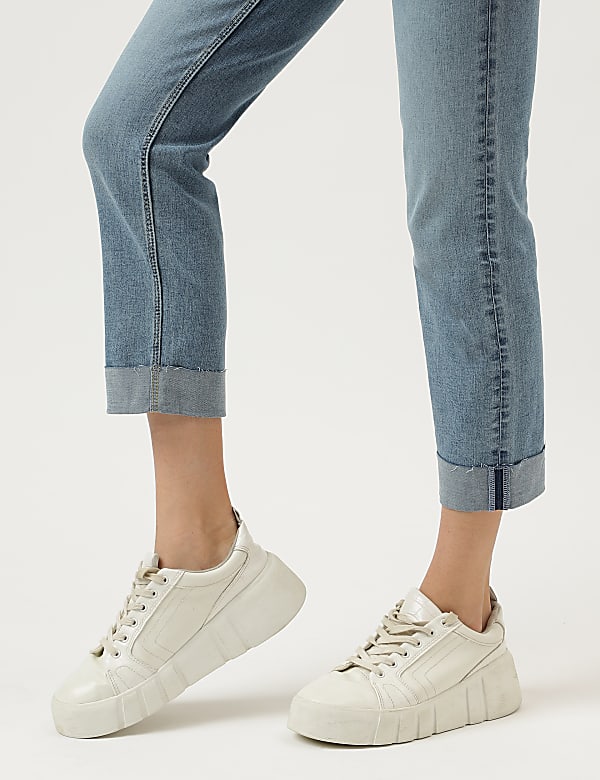 Cigarette Fit Casual Jeans