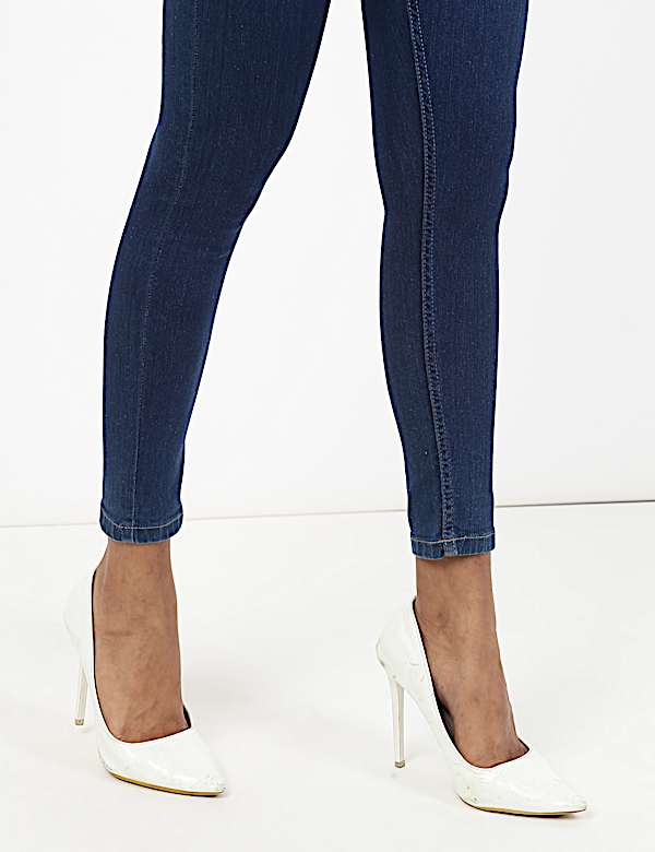 Mid Rise Skinny Leg Jeans