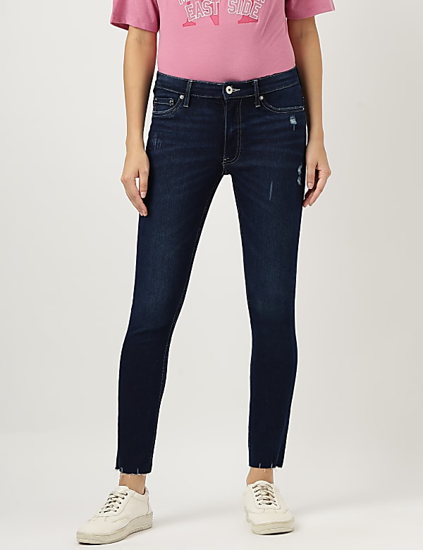 Skinny Mid Waist Jeans
