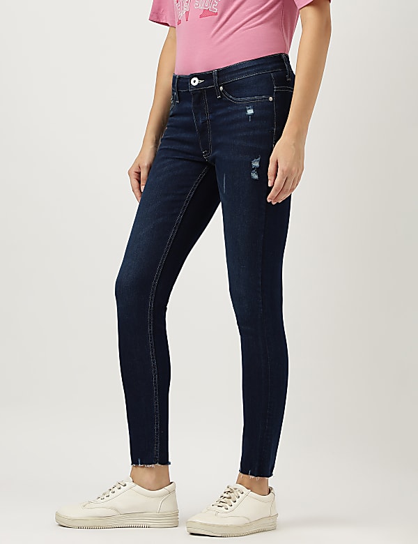 Skinny Mid Waist Jeans