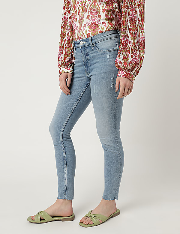 Skinny Mid Waist Jeans
