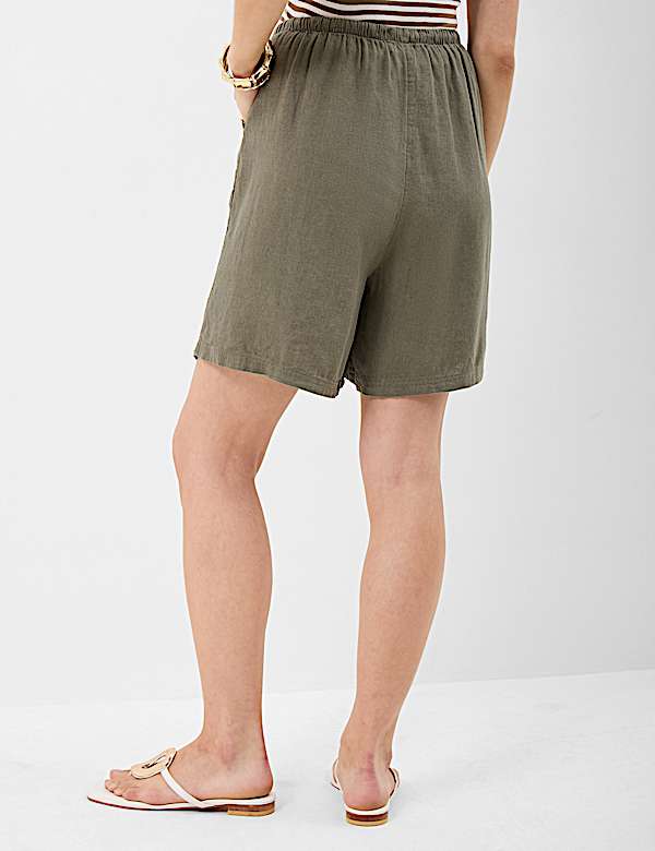 Linen Rich Drawstring Shorts