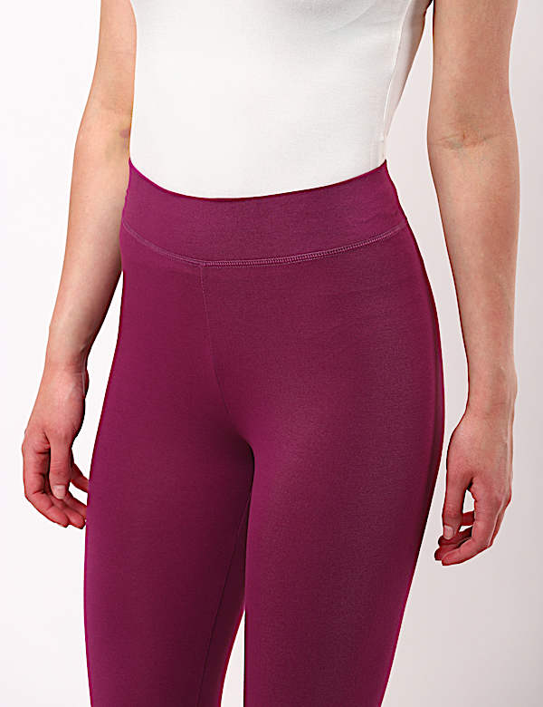 Viscose Mix Plain Skinny Fit Leggings