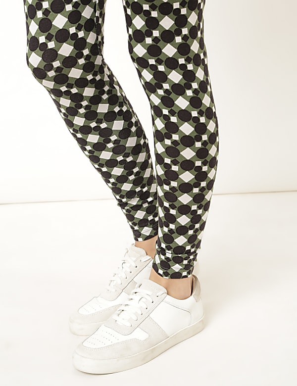 Viscose Mix Printed Regular Fit Legging