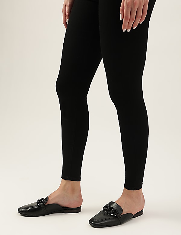 Solid Regular Fit Jeggings