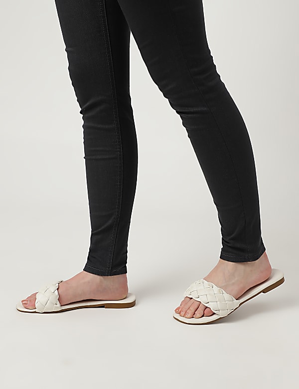 Cotton Mix Plain Regular Fit Jeggings