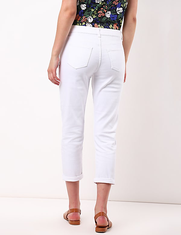 Relaxed Slim Crop Denim