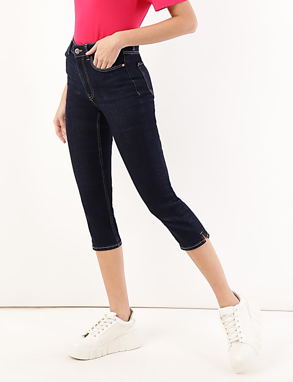 Cotton Mix Plain Skinny Fit Jeans