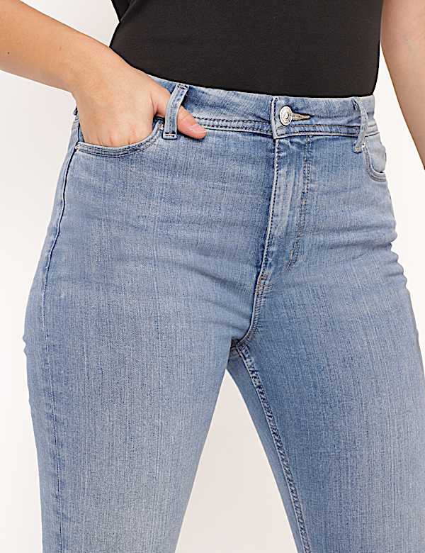 Cotton Mix Plain Slim Fit Jeans