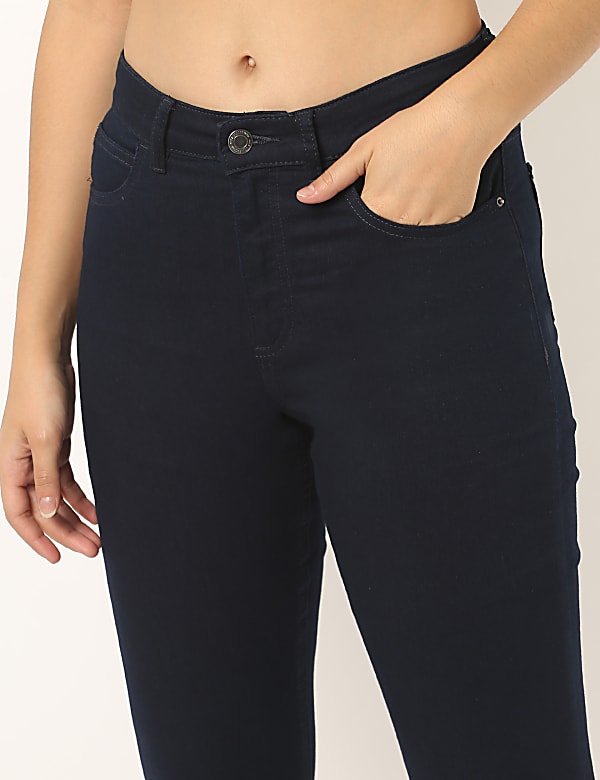Cotton Mix Plain Super Skinny Fit Jeans