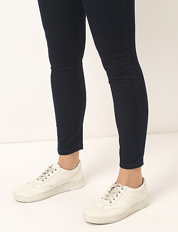 Cotton Mix Plain Super Skinny Fit Jeans