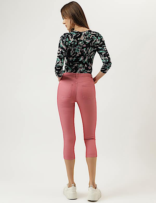 Cotton Mix Plain Slim Fit Jeggings