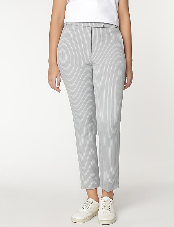 Striped Slim Fit Trousers