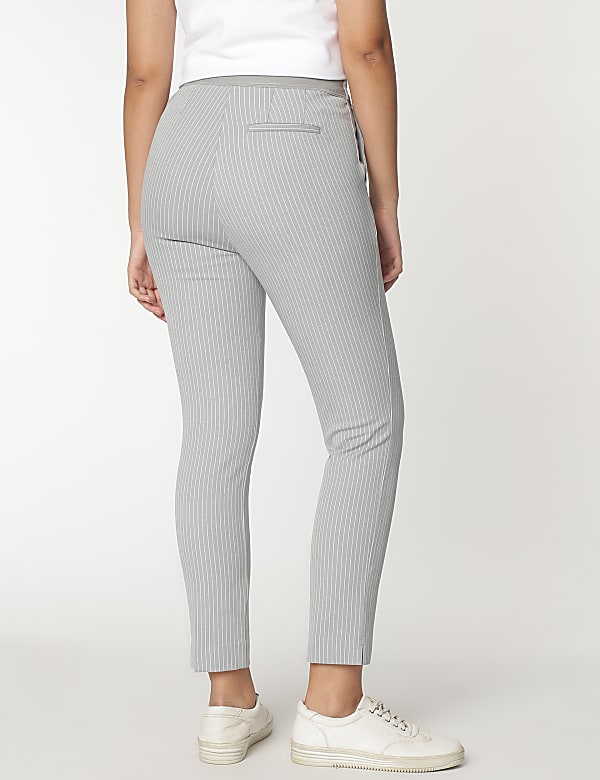 Striped Slim Fit Trousers