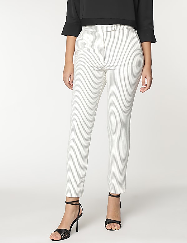 Striped Slim Fit Trousers