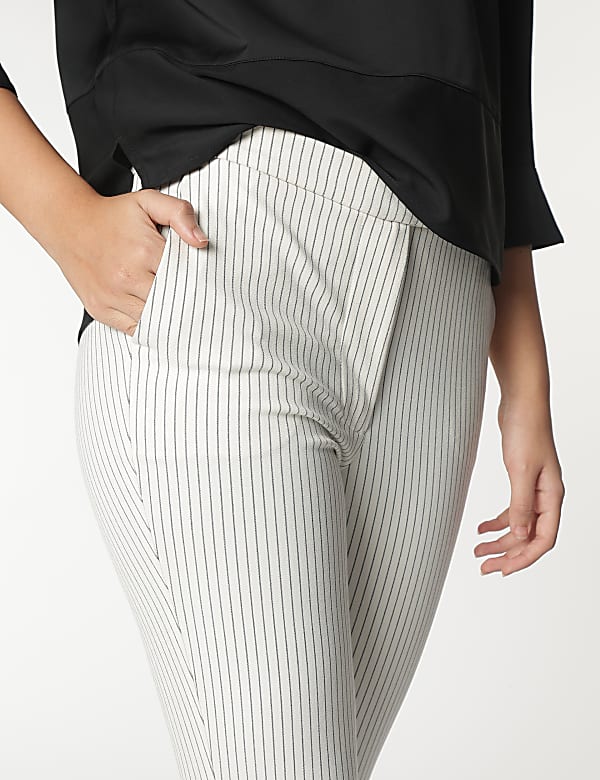 Striped Slim Fit Trousers