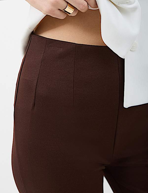 Jersey Flared Trousers
