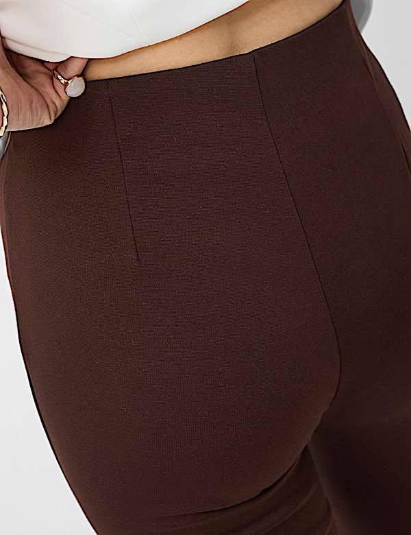 Jersey Flared Trousers