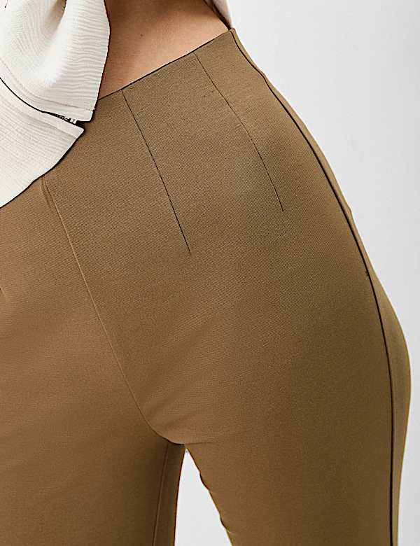 Jersey Flared Trousers