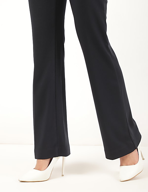 Viscose Mix Plain Regular Fit Trouser