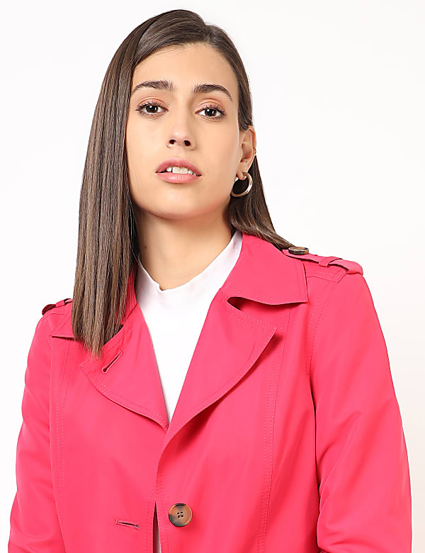 Basic Belted Mac Jacket