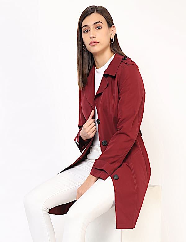Basic Belted Mac Jacket