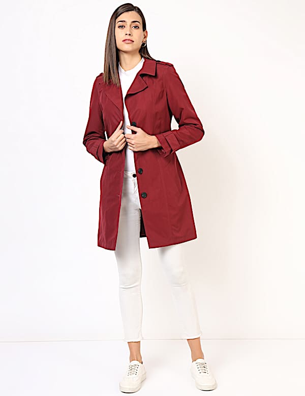 Basic Belted Mac Jacket