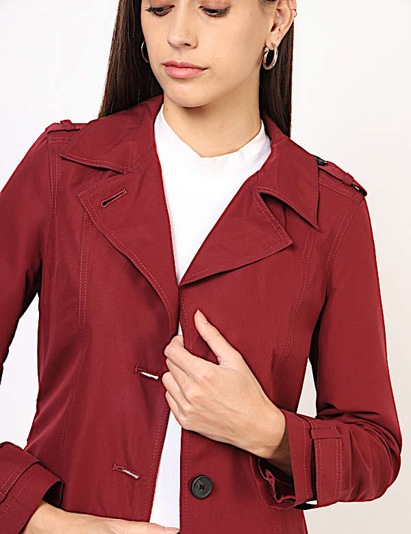 Basic Belted Mac Jacket