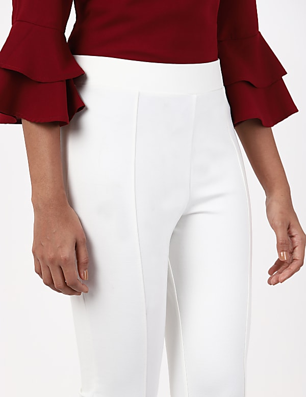 Viscose Mix Plain Treggings