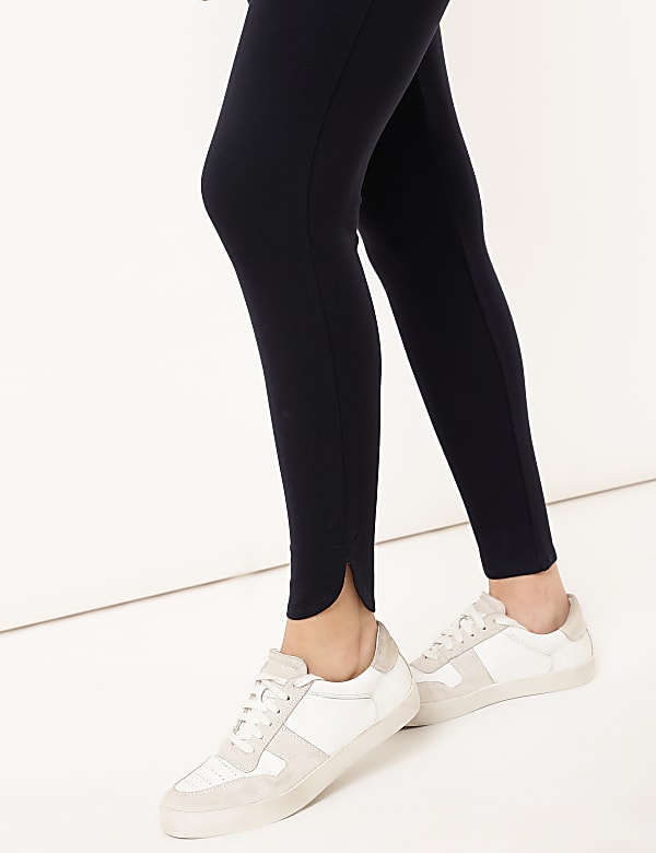 Viscose Plain Skinny Fit Treggings