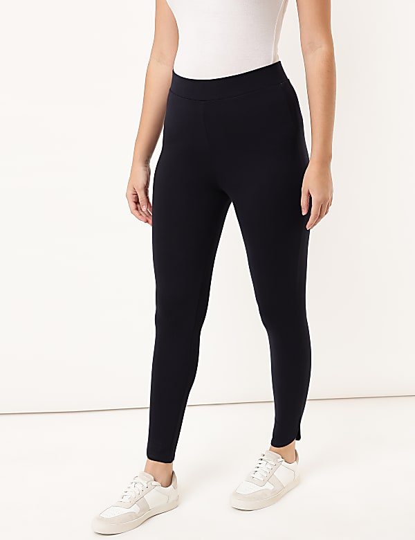 Viscose Plain Skinny Fit Treggings