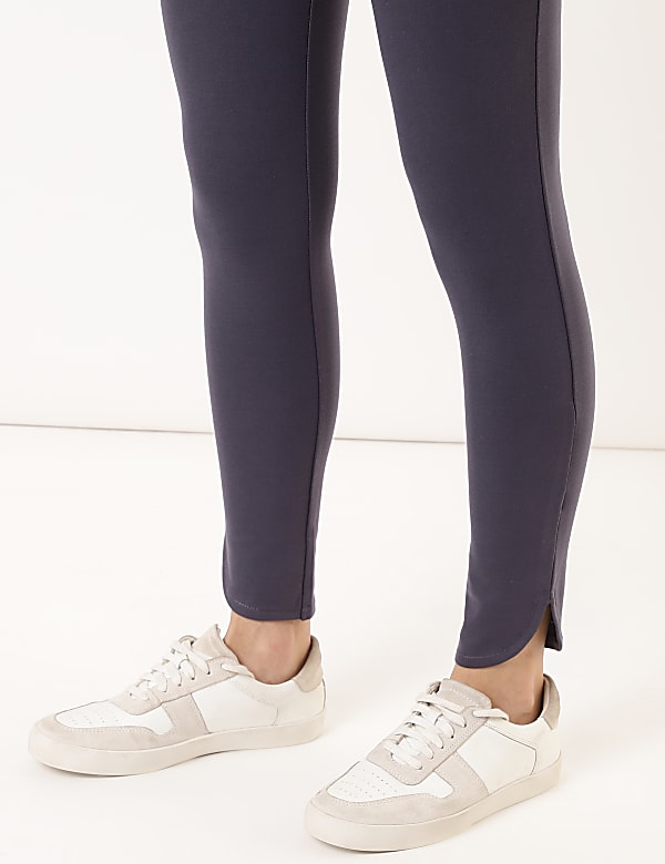 Viscose Plain Skinny Fit Treggings