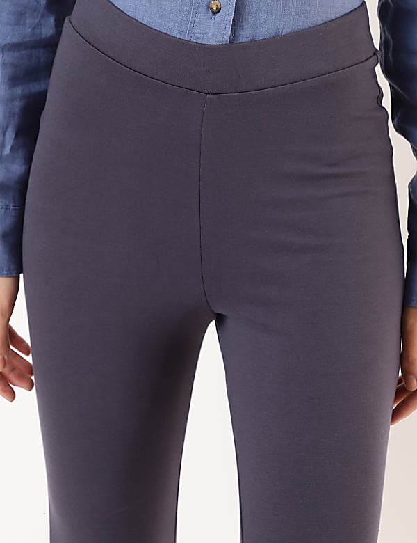 Viscose Plain Skinny Fit Treggings