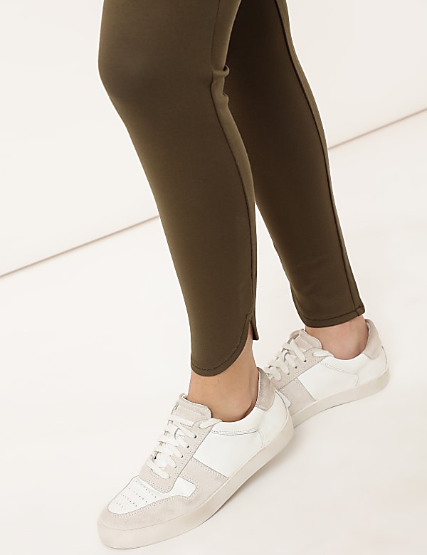 Viscose Plain Skinny Fit Treggings