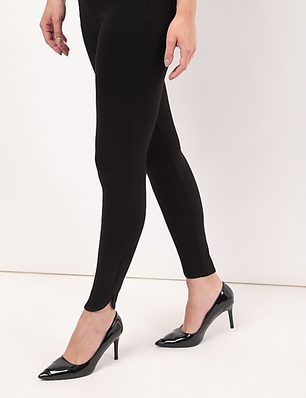 Viscose Plain Skinny Fit Treggings
