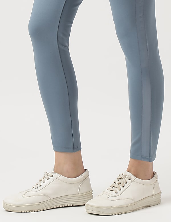 Viscose Blend Solid Ankle Treggings
