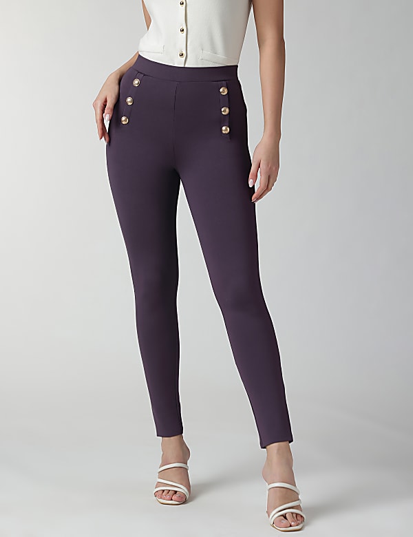 Viscose Mix Skinny Fit Treggings
