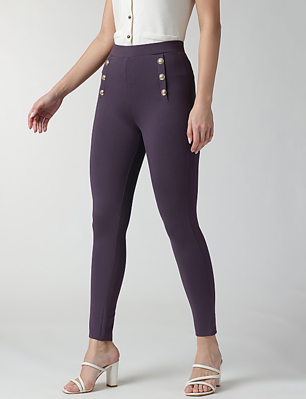 Viscose Mix Skinny Fit Treggings