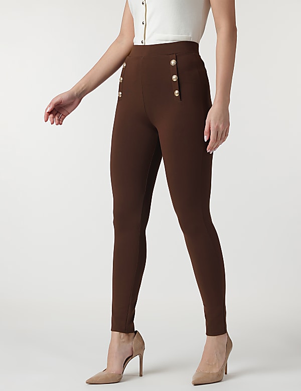 Viscose Mix Skinny Fit Treggings