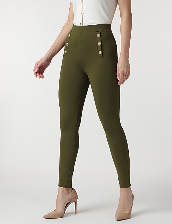 Viscose Mix Skinny Fit Treggings