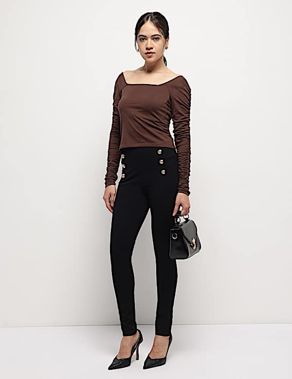 Viscose Mix Skinny Fit Treggings