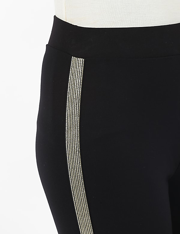 Viscose Mix Plain Slim Fit Treggings