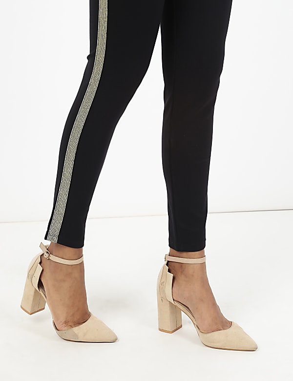 Viscose Mix Plain Slim Fit Treggings