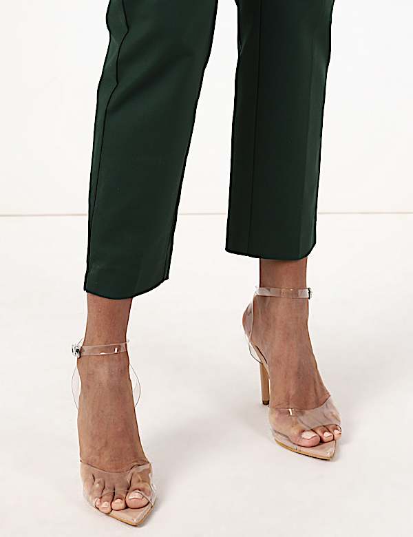 Cotton Mix Plain Regular Fit Trouser