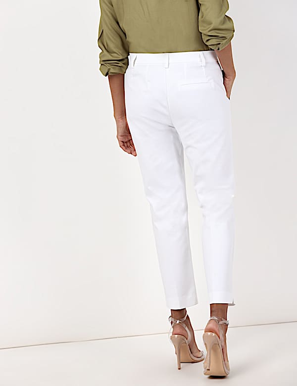 Cotton Mix Plain Regular Fit Trouser
