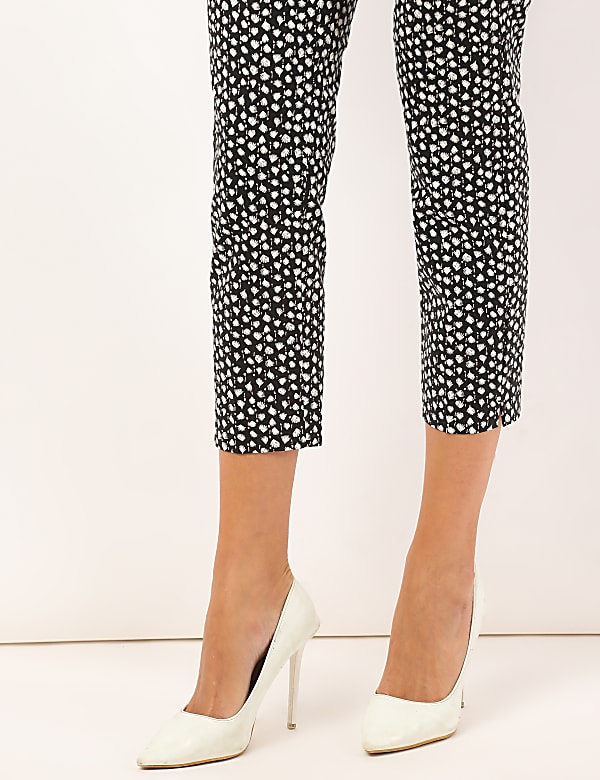 Cotton Mix Printed Regular Fit Trouser