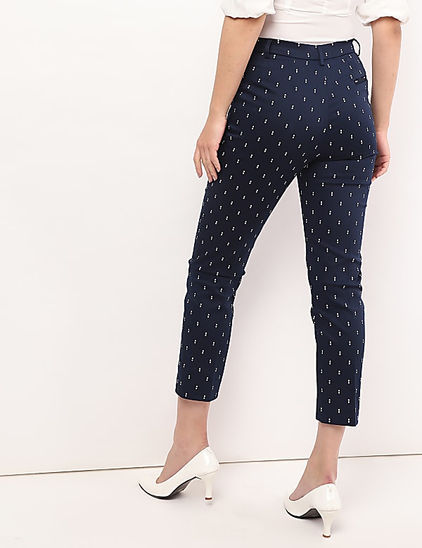 Cotton 7/8 Solid Pants