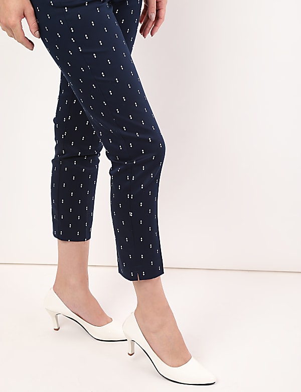 Cotton 7/8 Solid Pants