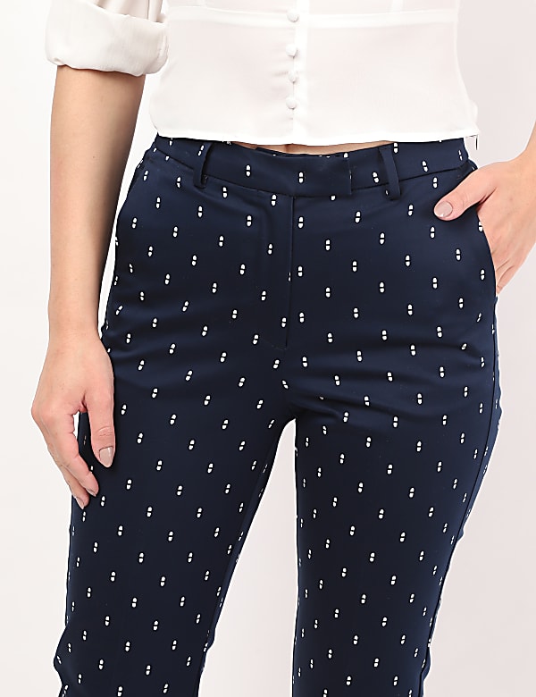 Cotton 7/8 Solid Pants